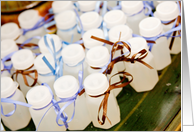 Bubbles tied with ribbon card