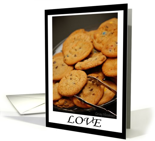 LOVE (cookies) card (417912)
