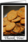 Thank you, caterer (cookies) card