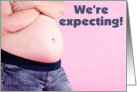 We’re expecting (pink belly) card