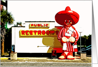 Public Restrooms Bandito card
