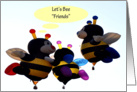Let’s Bee Friends card
