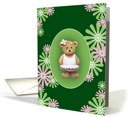 White Ballet Dancer card (413994)