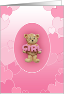 Pink Girl Teddy Bear