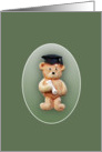 Graduation Teddy Bear card