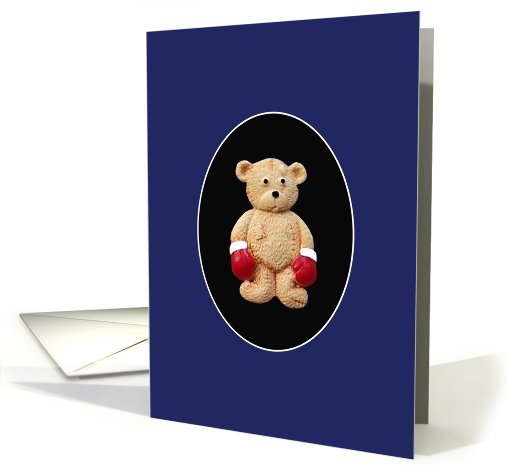 Teddy Bear Boxer card (421634)