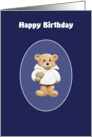 Rugby Teddy Bear card