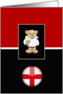English Rugby Ted card