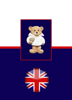 British Rugby Ted Greeting Card