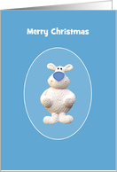 Merry Christmas Polar Bear, Custom Text card