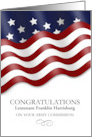 Congratulations Army Officer USA Military Commission Personalized card