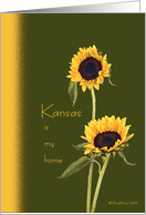 Kansas is home to me. card