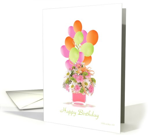 Happy Birthday Bouquet card (421576)