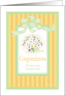 Ribbon Collection #9 Congrats card