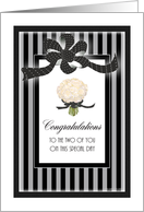 Congratulations to the Couple Ribbon Collection #11 card