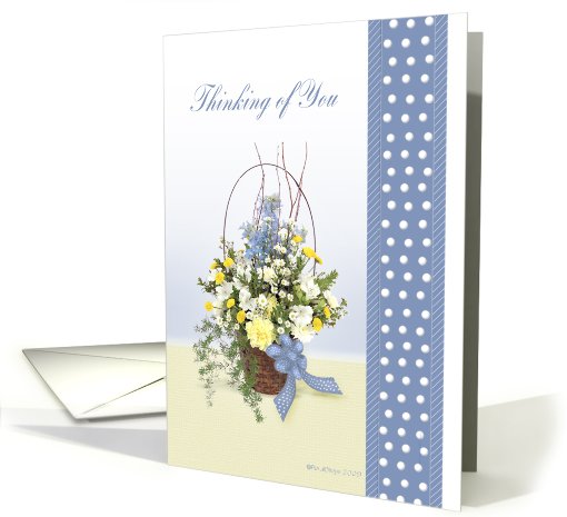 Thinking of You in Blue - Ribbon Collection card (430961)