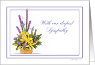Deepest Sympathy Bouquet card