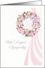 Soft Sympathy Wreath card