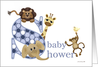 Baby Shower for Boy card