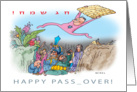 happy jewish passover pessach card