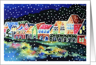 Boathouse Row Philadelphia Christmas Card