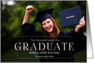 Graduation Announcement with Grad’s Photo 2024 card