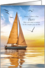 for Boss on Father’s Day Nautical Theme Sailing card
