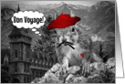 Bon Voyage! French Language Artist Squirrel card