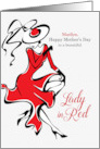 Ladies in Red Hats Mother’s Day Line Art card