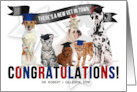 Veterinary Graduate Congratulations Custom Graduating Pets card