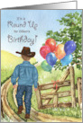 Birthday Party Invitation Cowboy Western Theme card