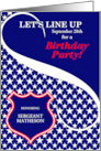 Law Enforcement Birthday Party Invitation Custom card