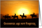 Goodbye Veterinarian Country Western Horse card