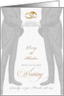 Two Grooms Gay Wedding Invitation Vintage Styling Custom card