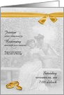 Two Brides Lesbian Wedding Invitation Vintage Styling Custom card