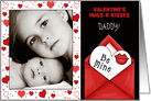 for Daddy on Valentine’s Day from Kids Custom Photo card