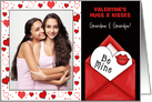 for Grandparents on Valentine’s Day from Grandchildren Photo card