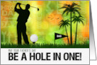Custom Father’s Day Golfer Golf Sports Theme card