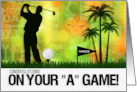 Custom Golf Game Congratulations Golfer Sports Theme card