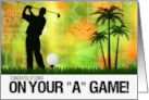 Golf Game Congratulations Golfer Sports Theme card