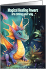 Juvenile Diabetes Get Well for Kids Magical Dragon Theme card