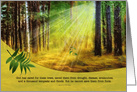 Arbor Day Forest with Tender New Sapling card