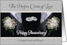 Gay Wedding Anniversary for Any Relation Two Grooms Custom card