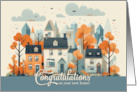 New Home Congratulations San Francisco Painting card