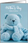 for Two Moms Mother’s Day Baby Boy in a Necktie Custom Text card