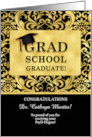 Doctor of Psychology PsyD Grad Faux Gold Foil Custom card