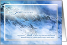 Matthew 17:20 Nothing is Impossible Blue Mountains card