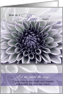 How Do I Love Thee Soft Lavender Floral Petals card