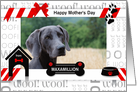 from the Dog Fun Mother’s Day Red and Black with Pet’s Photo card