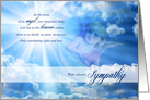 Loss of a Baby Preemie Sympathy Spiritual Angel card